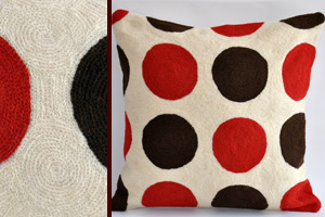 Contemporary Circles Cushion Cover