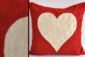 Heart Cushion Cover